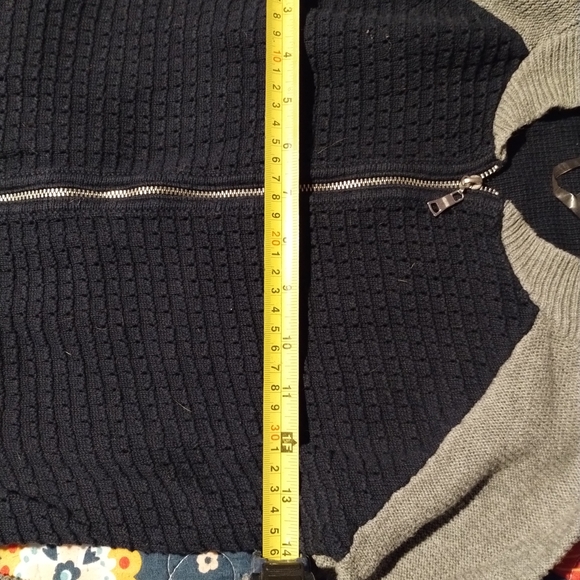 Mossimo Supply Co. Black and Gray Knit Jacket - Picture 3 of 4